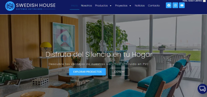¡Diseño Web Concluido! El Nuevo ROSTRO DIGITAL de Swedish House – Sistemas Antiruido 🏠✨
